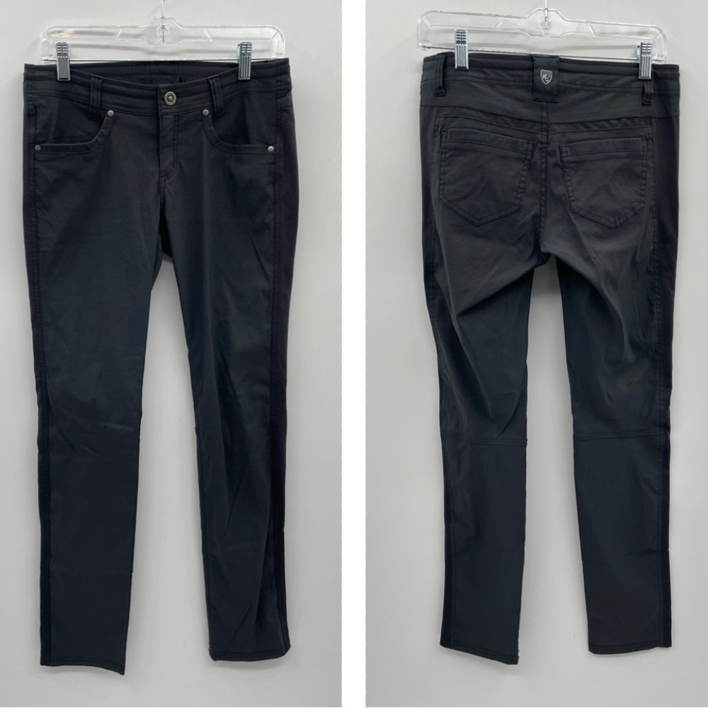 Kuhl black midrise stretch side seam athleisure pant